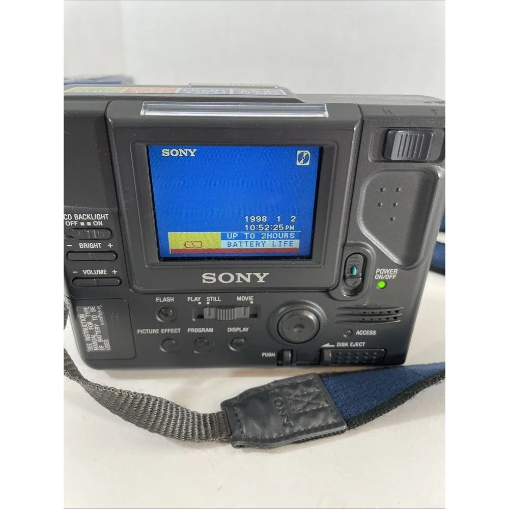 Sony Digital Mavica Camera MVC-FD81 | Tested Works - 10 Sony Floppy Discs